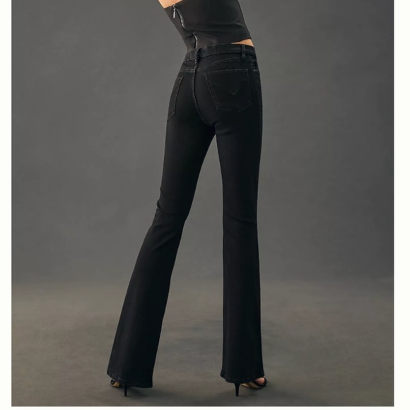 Hudson Barbara High Rise Bootcut Stretch Jeans Black Size 28 EUC - Picture 2 of 8